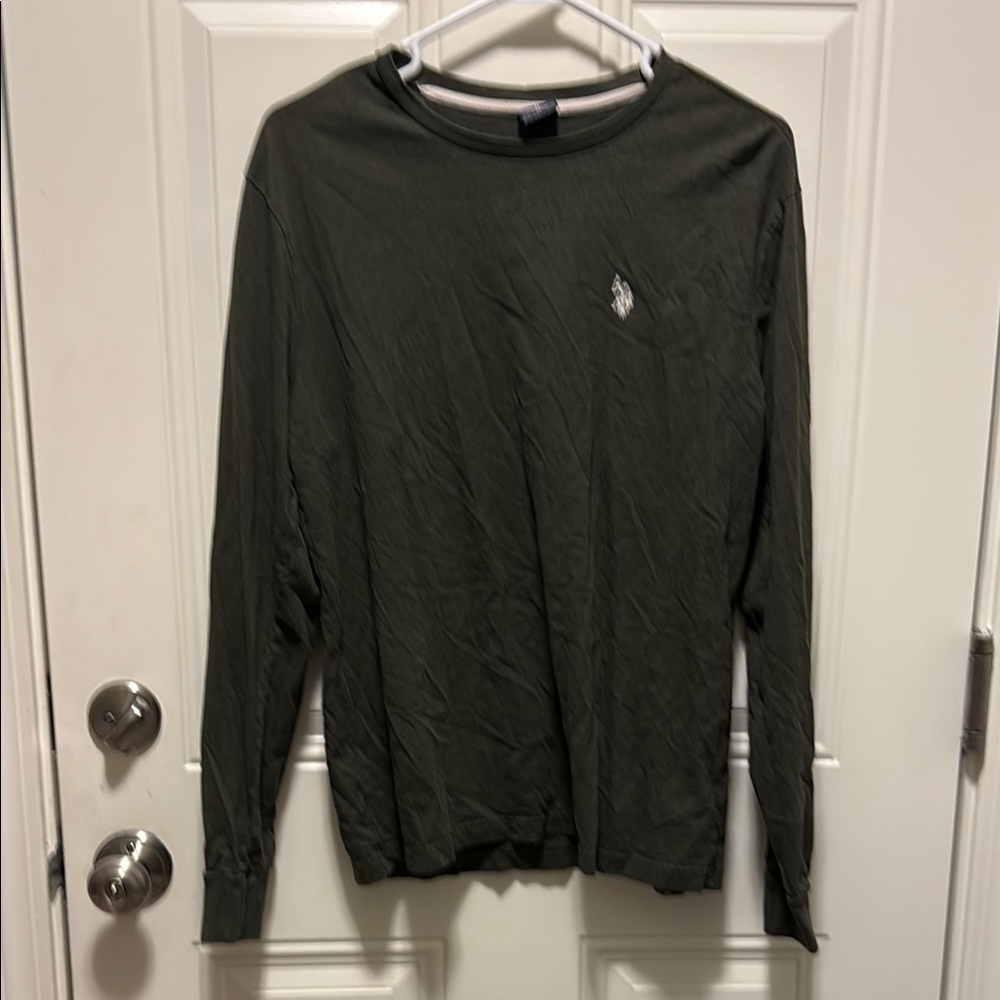 U.S. Polo Assn. Dark Green Long Sleeve Tee